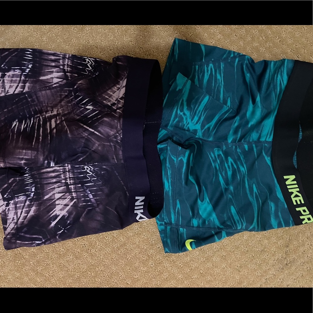 2 small Nike shorts